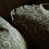 Karin's Dress Khaki Cushion Cover - Ruffles - 50x50cm