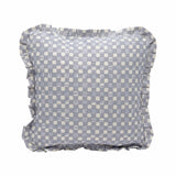 Faye Dove Blue Cushion Cover - Ruffles - 50x50cm