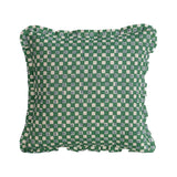 Faye Pea Green Cushion Cover - Ruffles - 50x50cm