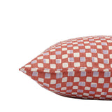 Faye Rust & Lilac Cushion Cover - 50x50cm