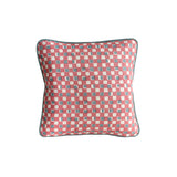 Faye Raspberry Cushion Cover - Ocean Piping - 40x40cm