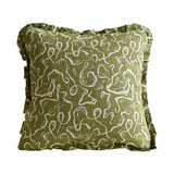 Karin's Dress Khaki Cushion Cover - Ruffles - 50x50cm