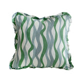Karin’s Portiere Seagrass Cushion Cover - Ruffles - 50x50cm