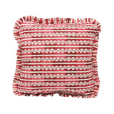 Marianne Red Cushion Cover - Ruffles - 50x50cm