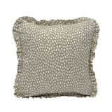 Spotty Sage Cushion Cover - Ruffles - 50x50cm