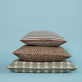 Gingham Sage Cushion Cover - 60x40cm