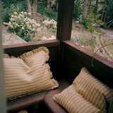 Stig Mustard Cushion Cover - Ruffles - 50x70cm