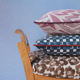 The Met Plum Cushion Cover - Plum Piping - 40x40cm