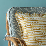 Marianne Saffron Cushion Cover - Ruffles - 50x50cm