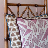 The Met Plum Cushion Cover - Plum Piping - 40x40cm