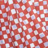 Faye Fabric - Rust & Lilac