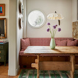 Faye Fabric - Rust & Lilac