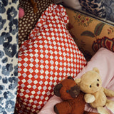 Faye Fabric - Rust & Lilac