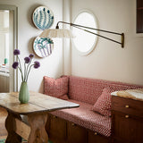 Faye Fabric - Rust & Lilac