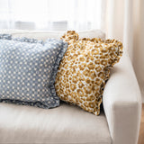 Florence Saffron Cushion Cover - Ruffles - 50x50cm