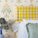 Spotty Sage Cushion Cover - Ruffles - 50x50cm