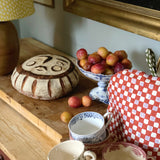 Faye Fabric - Rust & Lilac