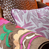 The Met Plum Cushion Cover - Plum Piping - 40x40cm