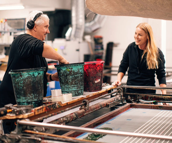 The amazing team at Frösö Handtryck