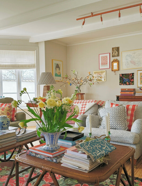 Easter decoration in Swedish summer house