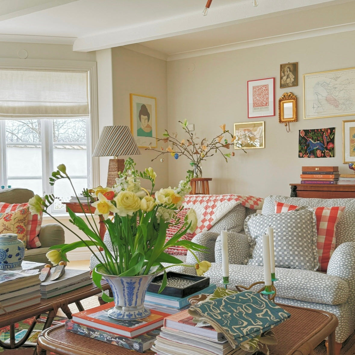 Easter decoration in Swedish summer house