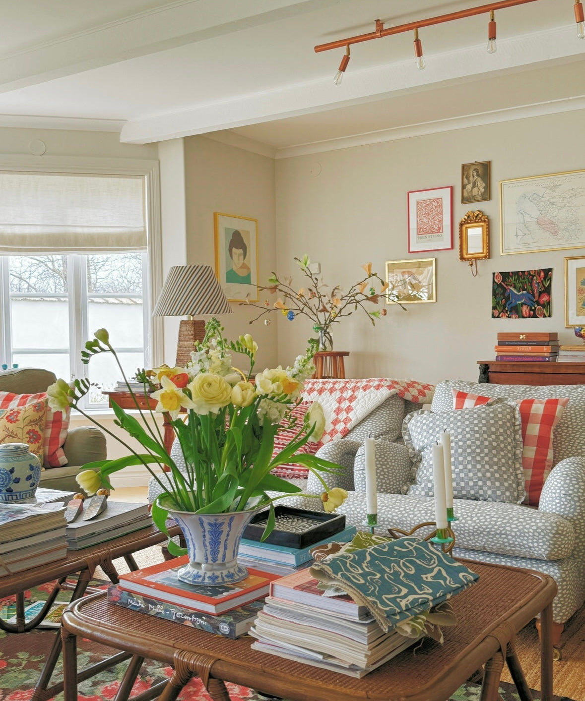 Easter decoration in Swedish summer house
