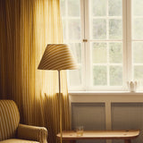 Stig Stripe Fabric - Mustard - Lightweight