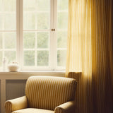 Stig Stripe Fabric - Mustard - Lightweight