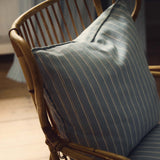 Stig Stripe Fabric - Dusty Blue