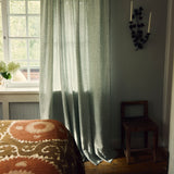 Spotty Fabric - Sage - Lightweight