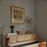 Stig Stripe Wallpaper - Dusty Blue