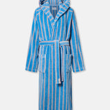 Pelle Vävare x Cathy Nordström Bathrobe - Stig Stripe Danish Blue
