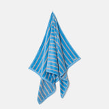Pelle Vävare x Cathy Nordström Bath Towel - Stig Stripe Danish Blue