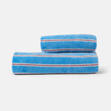 Pelle Vävare x Cathy Nordström Bath Towel - Stig Stripe Danish Blue