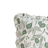 Anita Cedar Green Cushion Cover - Ruffles - 50x50cm