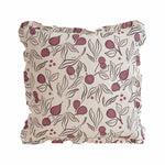 Anita Plum Cushion Cover - Ruffles - 50x50cm