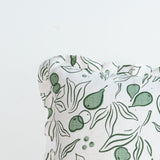Anita Cedar Green ruffled cushion cover