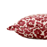 Florence Red Cushion Cover - Ruffles - 50x50cm