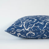 Karin’s Dress Nile Blue cushion cover