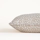 Spotty Taupe cushion cover long