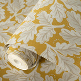 Blanche Wallpaper - Mustard