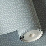 Tiny Spotty Wallpaper- Dove Blue