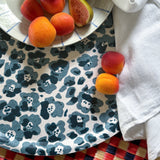 Serving Tray - Florence Indigo - Round 45cm