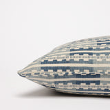 Marianne Indigo Natural cushion cover long