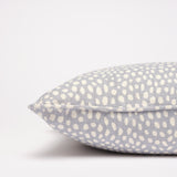 Spotty Dove Blue cushion cover long