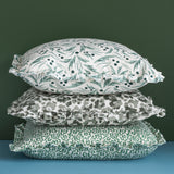 Barbro Green Cushion Cover - Ruffles - 50x50cm