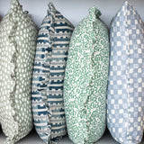 Barbro Green Cushion Cover - Ruffles - 50x50cm