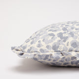 Florence Dove Blue ruffled cushion cover