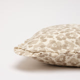 Florence Taupe ruffled cushion cover