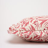 Sophia Raspberry ruffled cushion cover